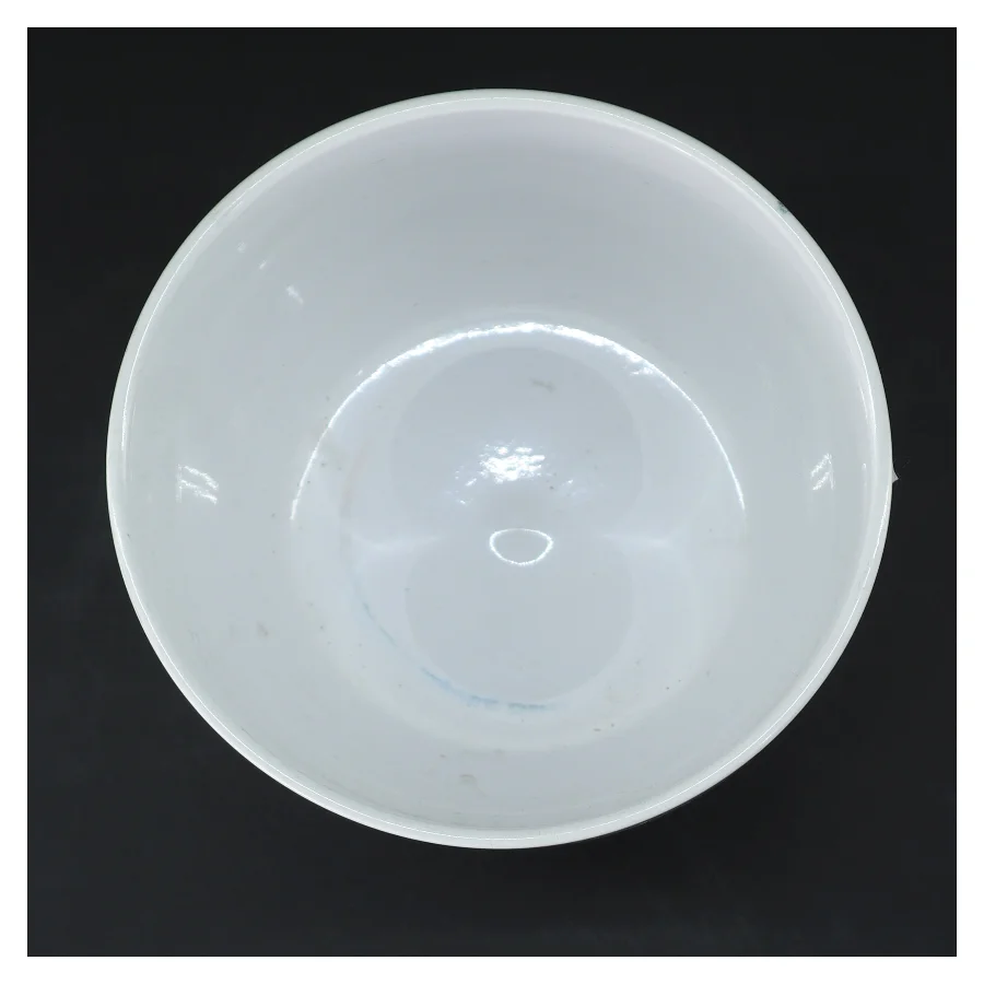 Hvid keramisk vase 16 cm (str. Ø 16 cm længde 16 cm)