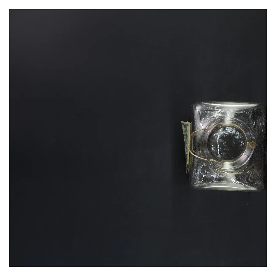 Vintage Apotekerflaske fra Helms Apothek (str. 22x9x10 cm)