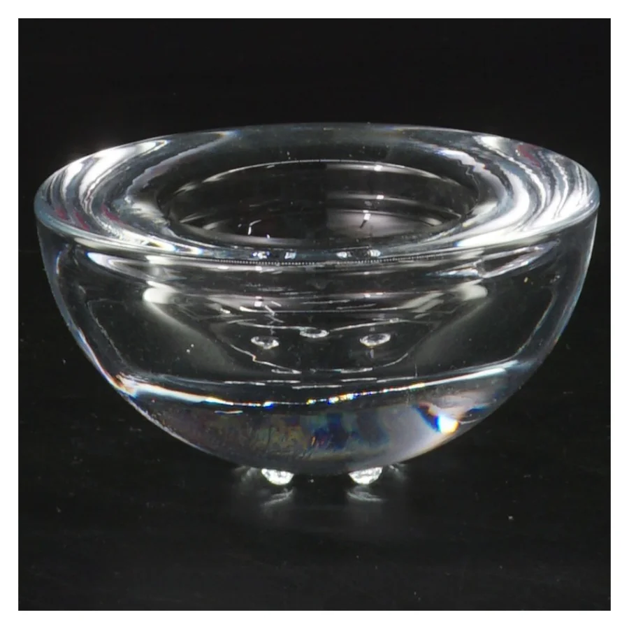 Glas lysestage fra Iittala (str. Ø 9,2 cm)