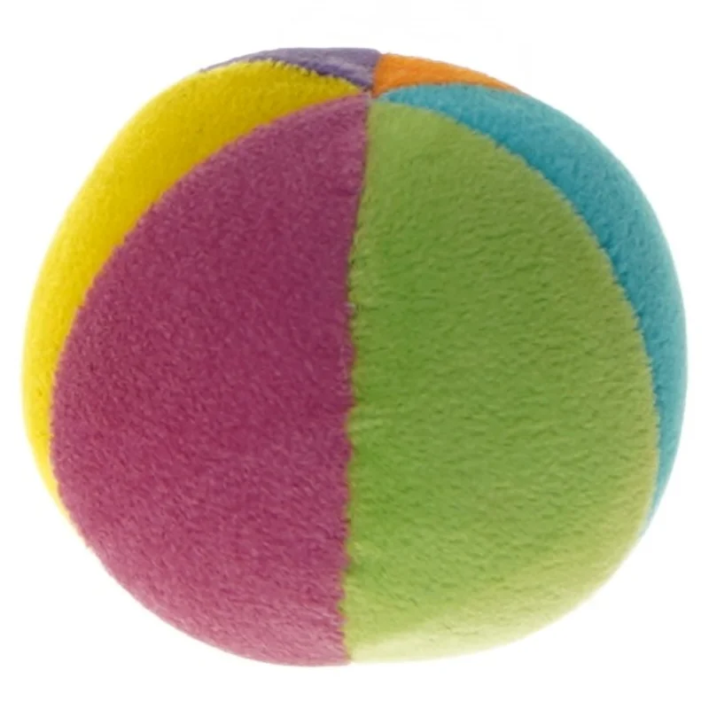 Blød farverig bold (str. Ø 8 cm)