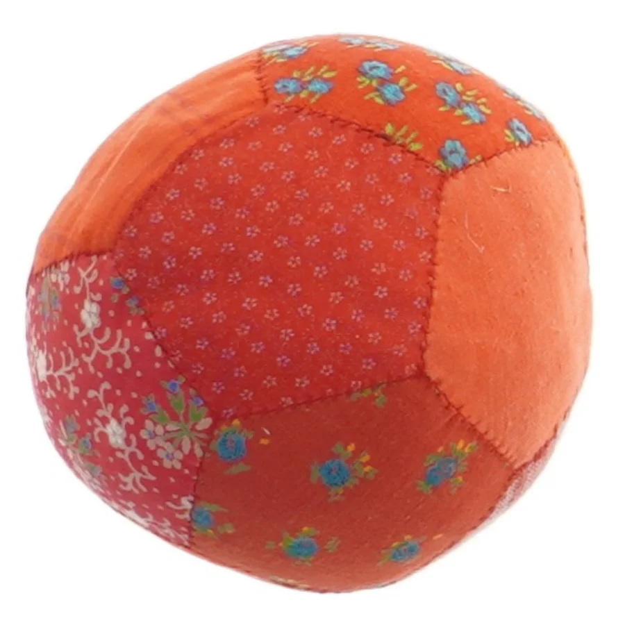 Patchwork stofbold (str. Ø 12 cm)