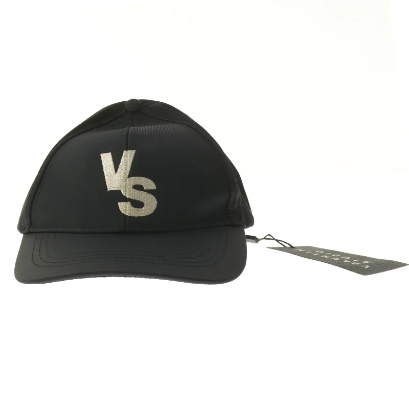 Sort kasket med justerbar rem fra Valentin Studio (str. 20 cm)