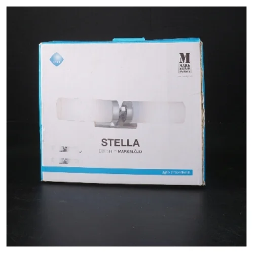 Stella dobbelt væglampe fra Markslöjd (str. 6,5x35,5x10 cm)