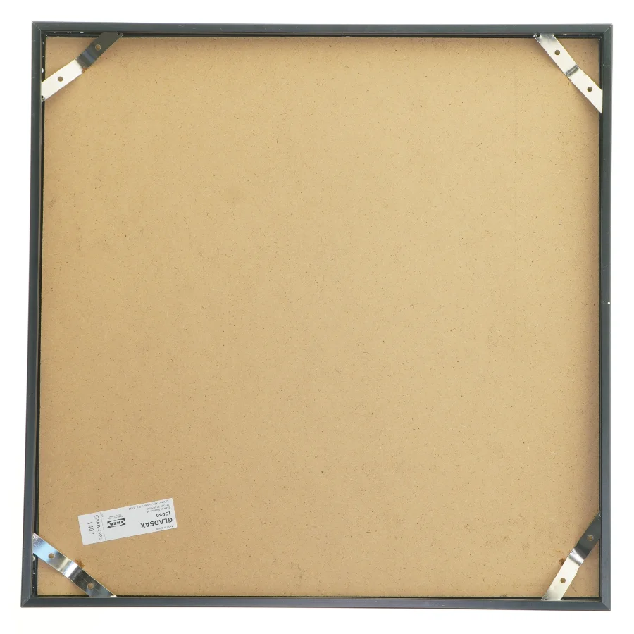 Kvadratisk billedramme fra IKEA (str. 33x33 cm)