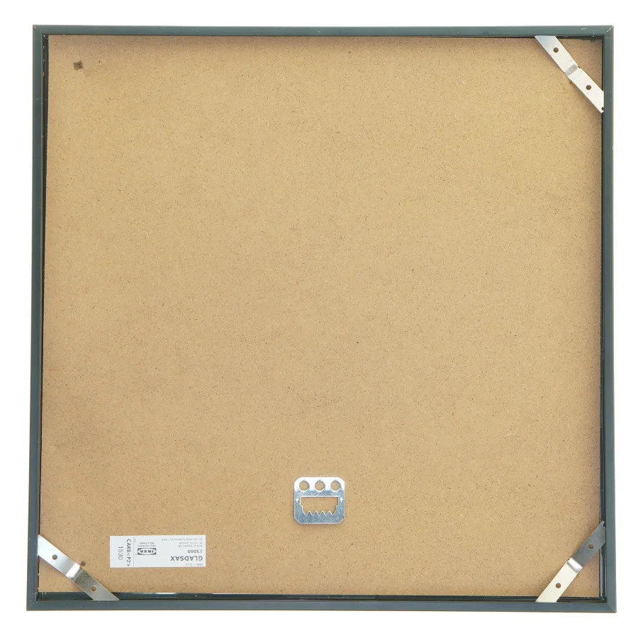 Kvadratisk ramme med glas på 33x33 cm fra Clips (str. 33x33 cm)