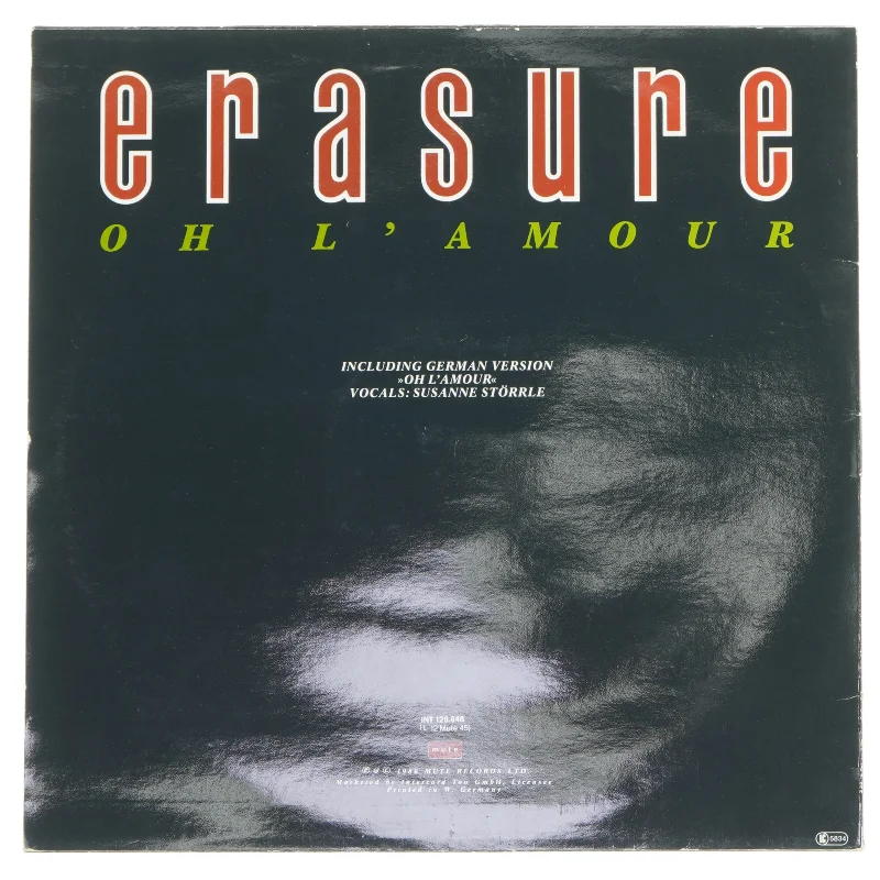 Erasure - Oh L'Amour plade