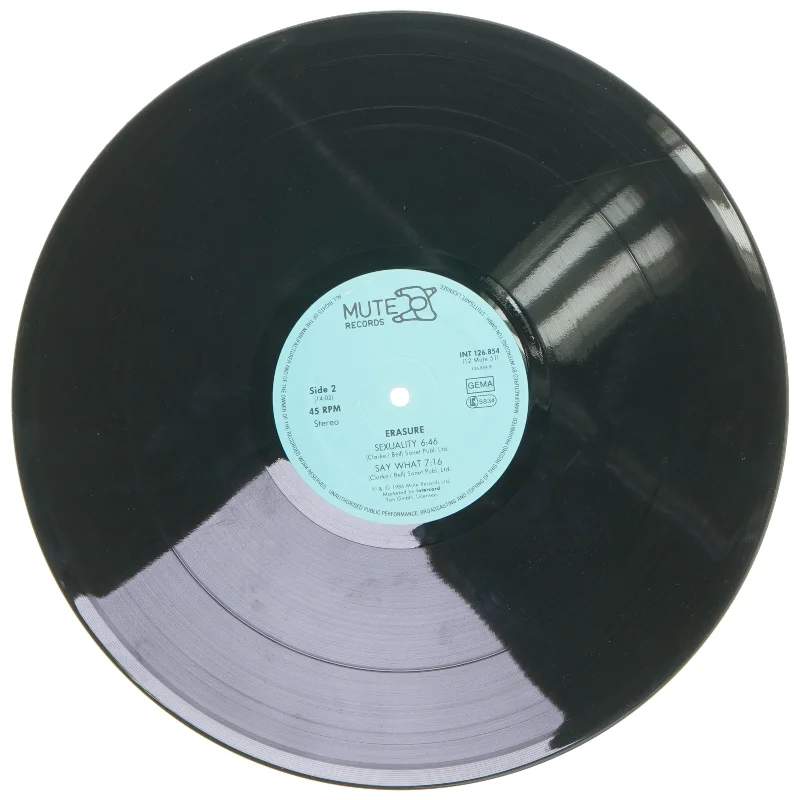 Erasure Maxi-Single 'Sometimes' Vinyl fra Mute Records
