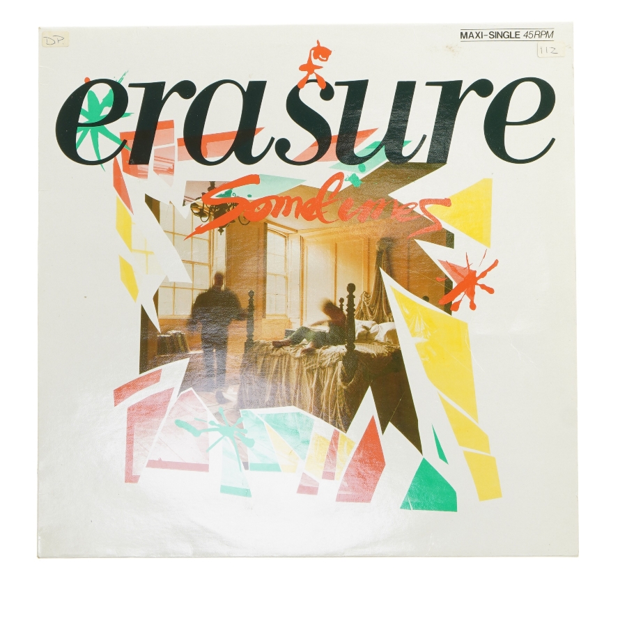 Erasure Maxi-Single 'Sometimes' Vinyl fra Mute Records
