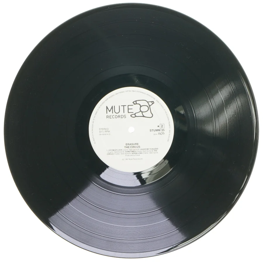 Erasure - The Circus LP fra Mute Records