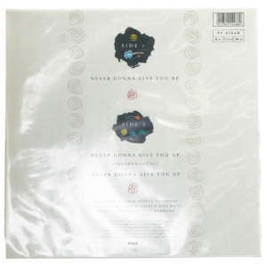 Rick Astley vinyl - Never Gonna Give You Up fra RCA