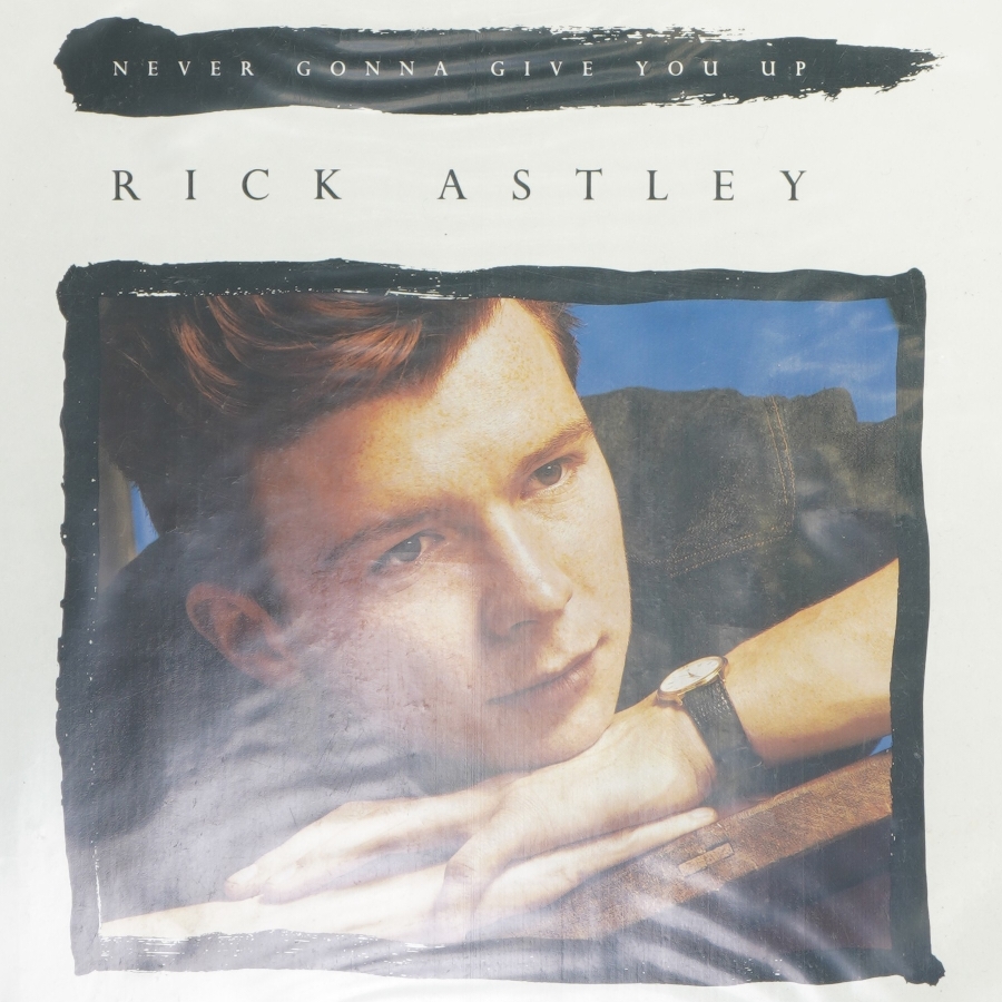 Rick Astley vinyl - Never Gonna Give You Up fra RCA