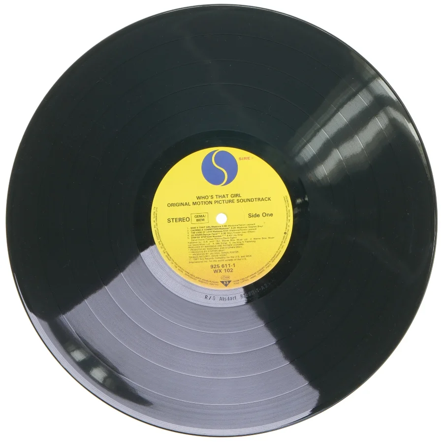 Madonna - Who's That Girl Soundtrack LP fra Sire