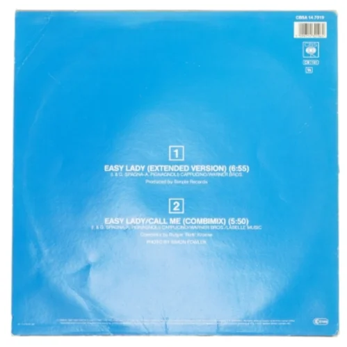 Spagna - Easy Lady Maxi Single 45 RPM fra CBS