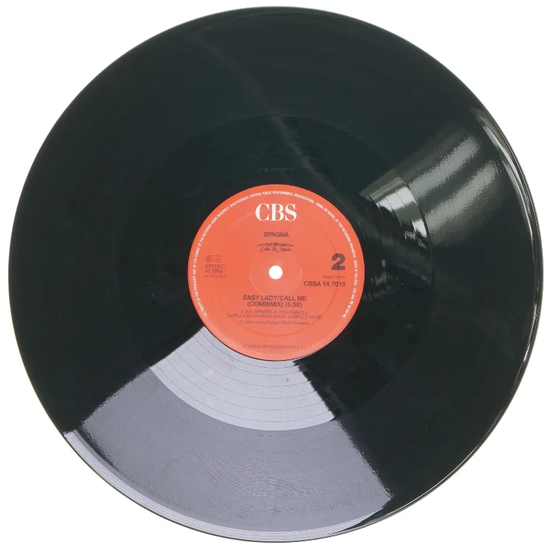 Spagna - Easy Lady Maxi Single 45 RPM fra CBS