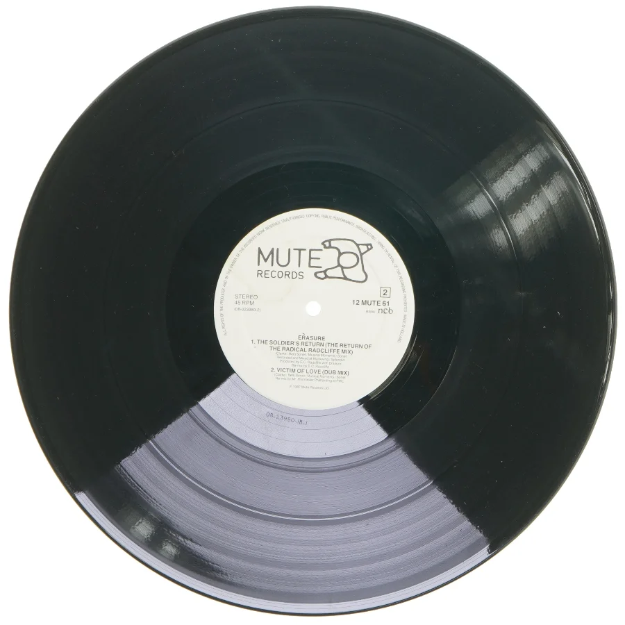 Erasure vinylplade - Victim of Love fra Mute Records