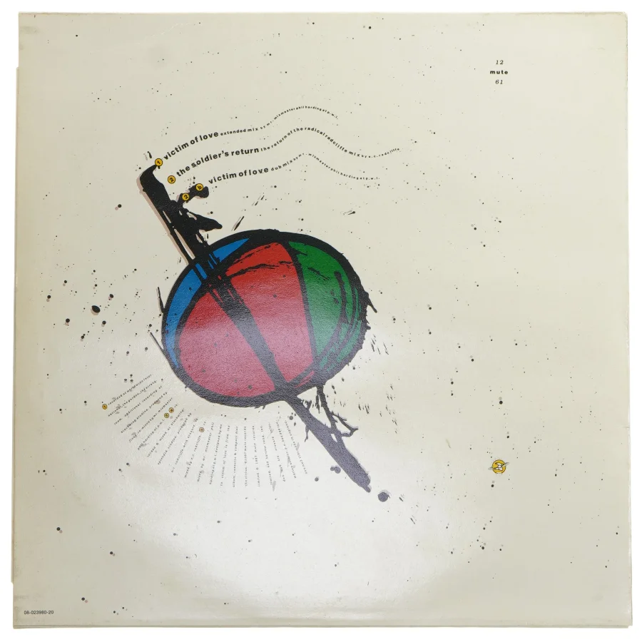 Erasure vinylplade - Victim of Love fra Mute Records