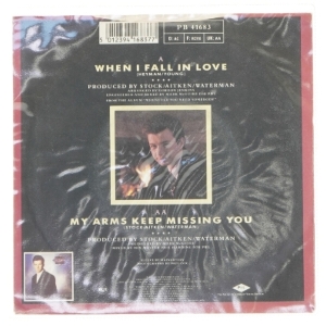 Rick Astley single plade fra RCA