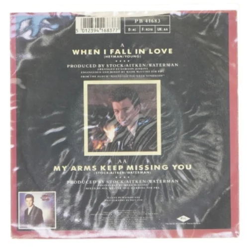 Rick Astley single plade fra RCA