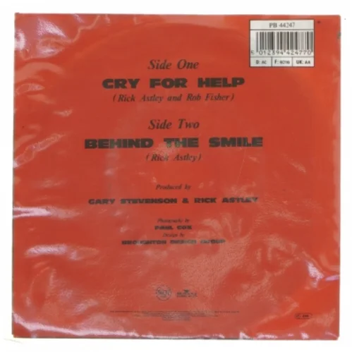 Rick Astley - Cry For Help vinyl single