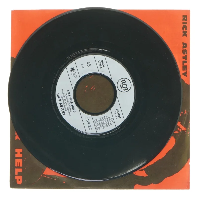 Rick Astley - Cry For Help vinyl single