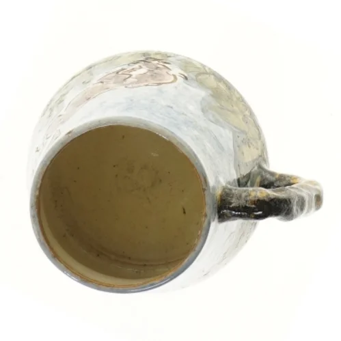 Kähler Keramikkrus med håndtag (str. Ø 9 cm længde 13 cm)