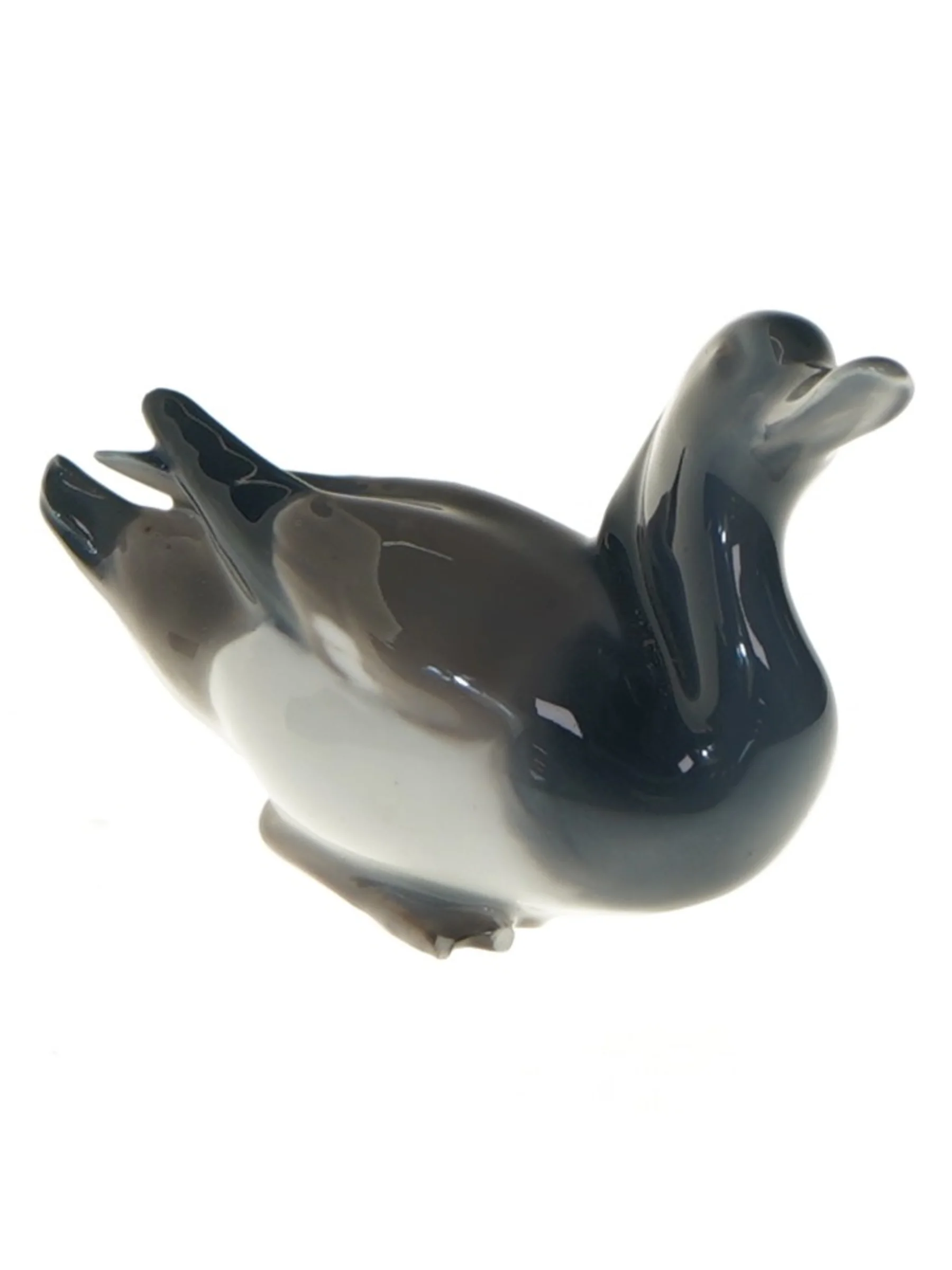 Porcelænsfigur af and fra B&G (str. 11 cm)