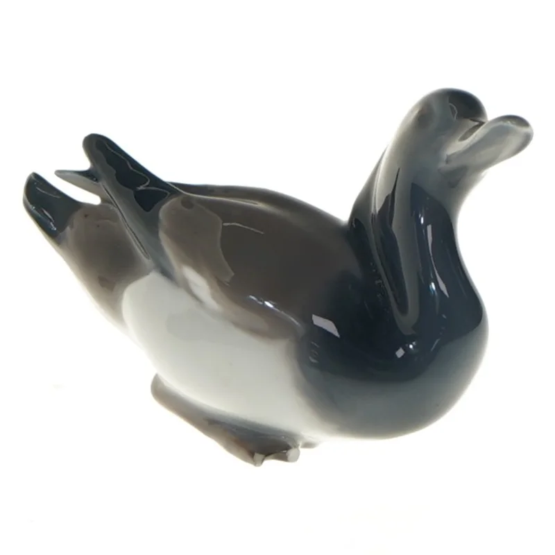 Porcelænsfigur af and fra B&G (str. 11 cm)