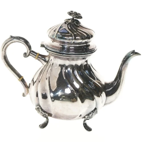 Klassisk tekande i pletsølv (str. 20x25 cm)