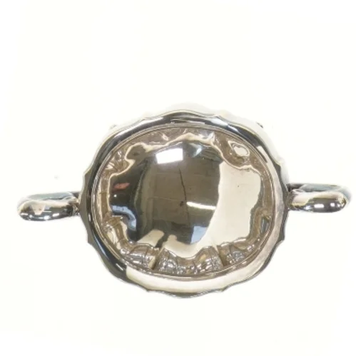 Sølv sukkerskål (str. 10x17,5 cm)