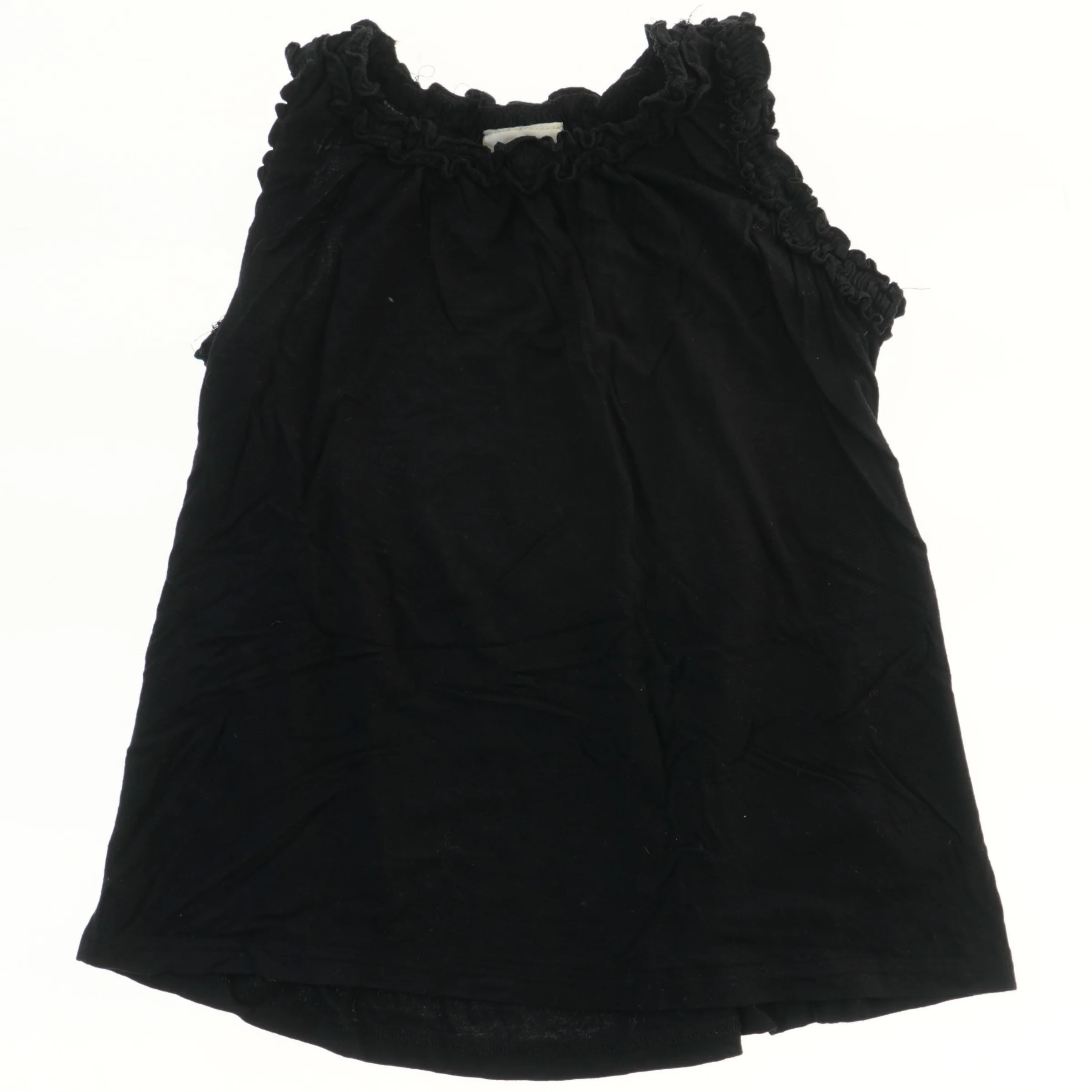 Sort top med rynket hals fra Pomp de Lux (str. 140)