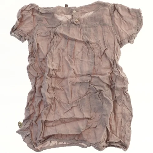 Kortærmet bluse med pailletter fra Pomp de Lux (str. 128)