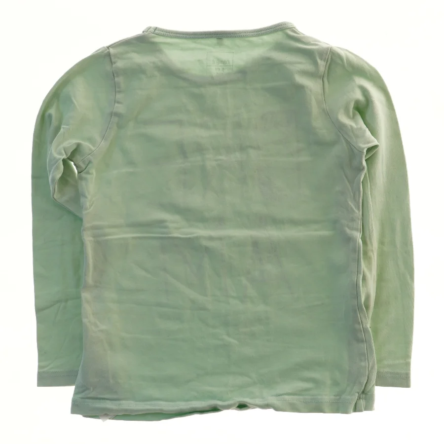 Langærmet T-shirt med tekst fra Name It (str. 116)