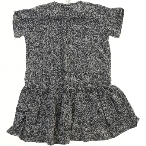 Kortærmet kjole med mønster (str. 122)