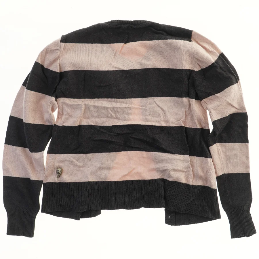 Strikket cardigan med striber fra Pomp de Lux (str. 140)