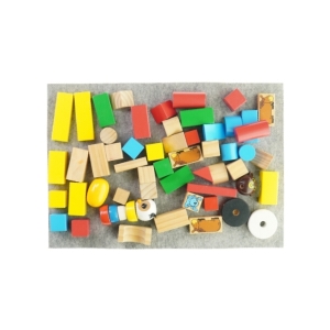 Trælegetøj Blandede klodser inkl lidt Brio