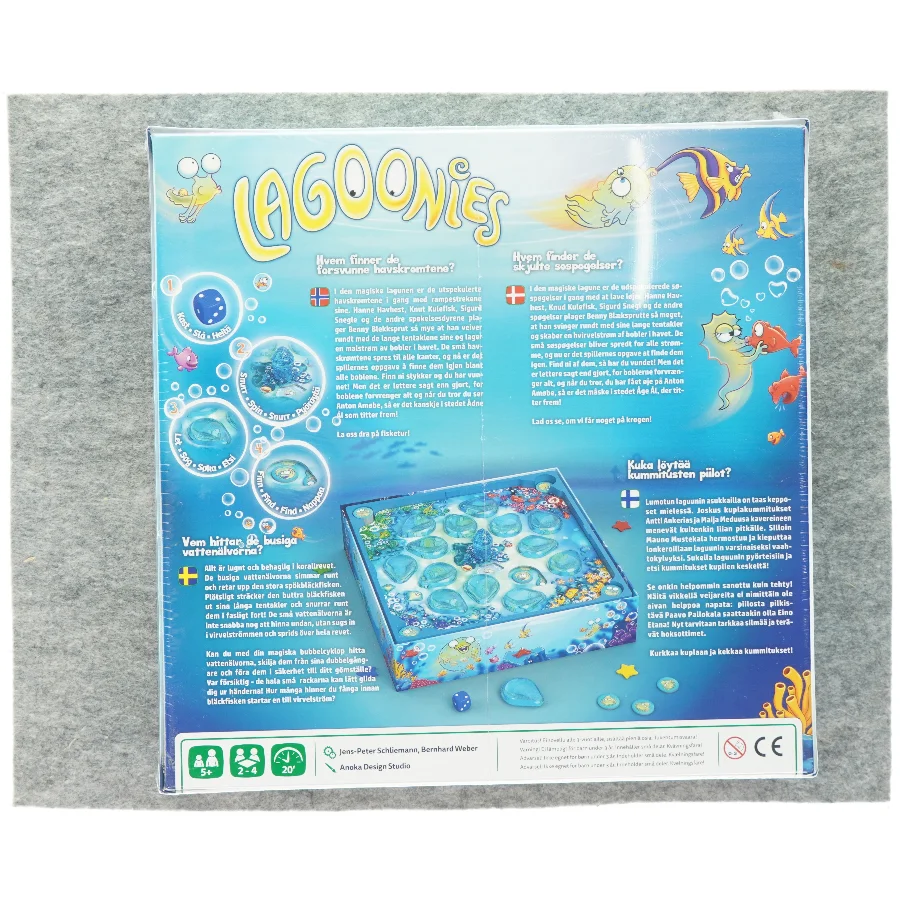 Brætspil Lagoonies (str. 31 x 31cm)