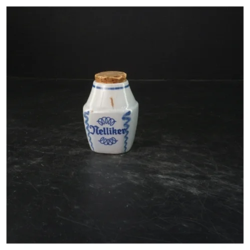 Søholm Nelliker krydderikrukke med korklåg   (str. 9x6 cm)