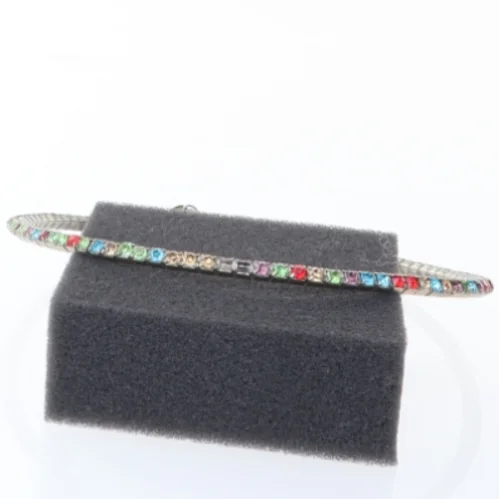 Farverig halskæde (str. Ø 11,5)