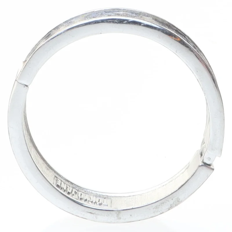 Sølvfarvet manchetarmbånd fra Tokyo Jane (str. 7 cm)