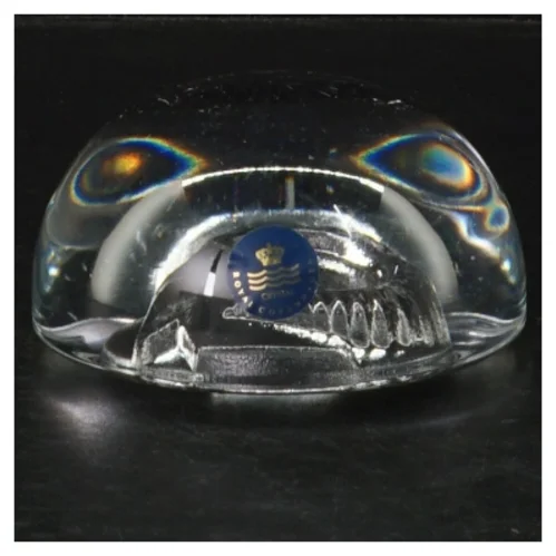 Krystalaskebæger fra Royal Copenhagen (str. Ø. 9,5 cm)