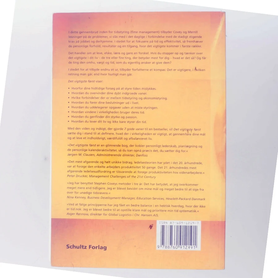 Det vigtigste først (Bog)