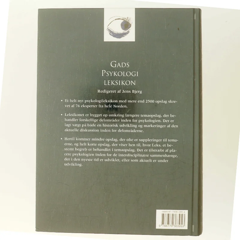 Gads psykologileksikon af Redigeret af Jens Bjerg (Bog)
