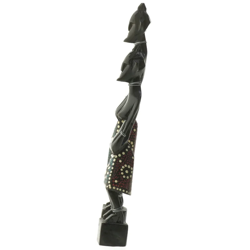 Afrikanske figurer (str. 19 cm og 24 cm)