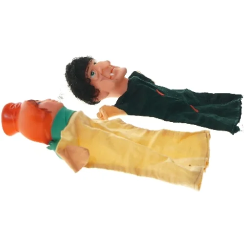 Vintage hånddukker (str. 28 cm)