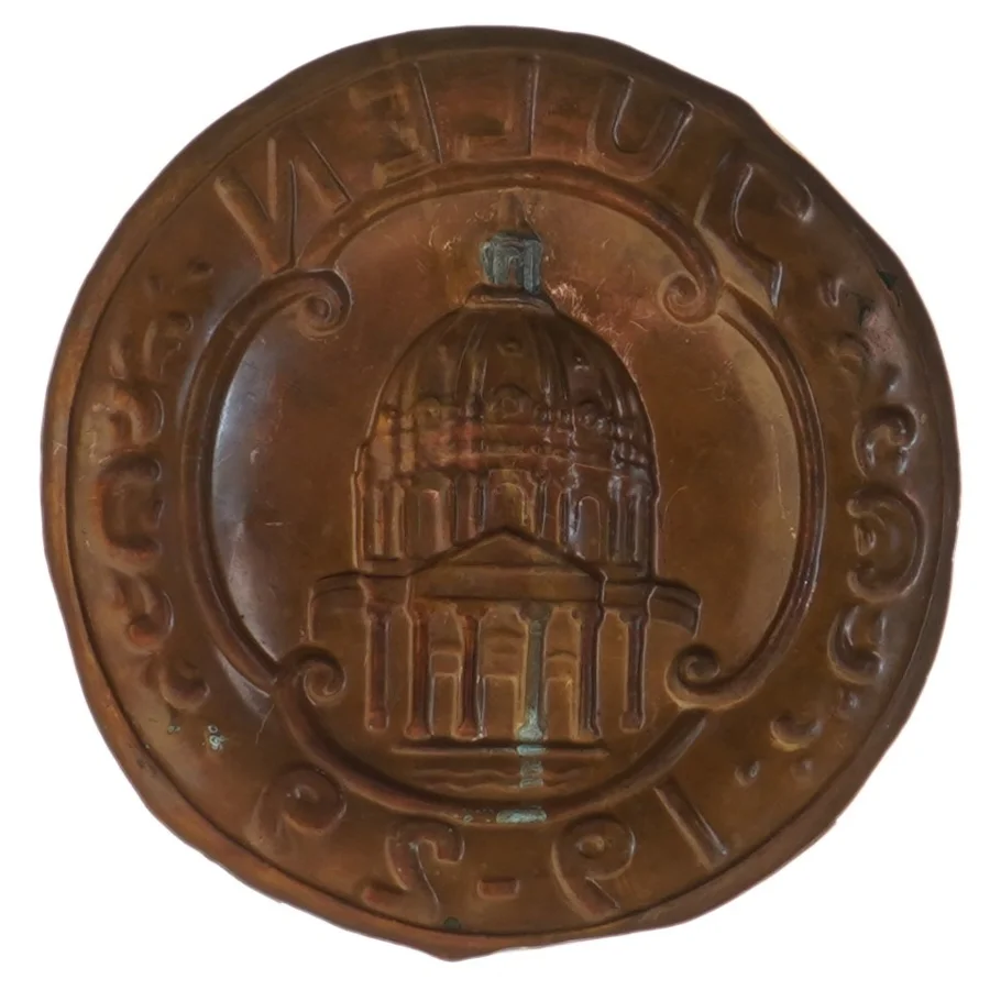 Julen 1929 dekorativt vægophæng (str. Ø 18,5 cm)