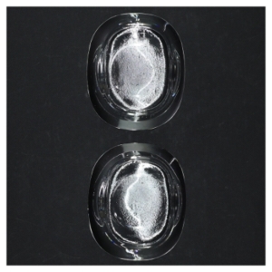 Piet Hein glasskåle (str. 9 x. 7,5 cm)