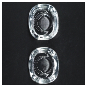 Piet Hein glasskåle (str. 9 x. 7,5 cm)