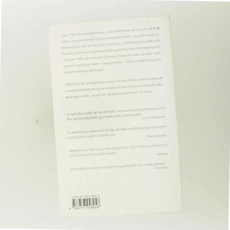 Rødhals af Jo Nesbø (Bog)