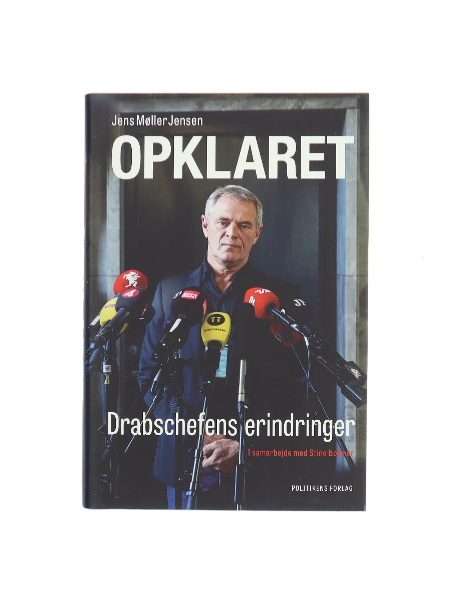 Forsiden af Opklaret : drabschefens erindringer af Jens Møller Jensen