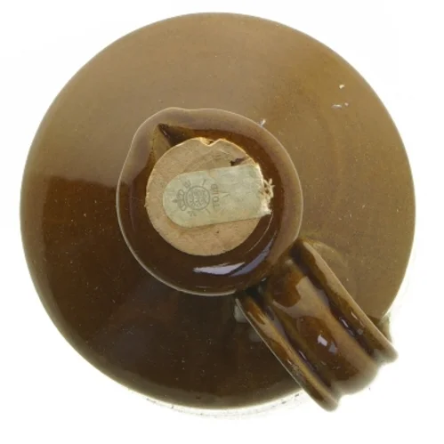 Keramik flaske med korkprop (str. 19 cm)